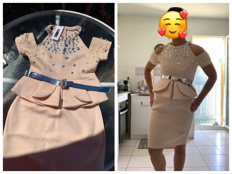 Бисер со стразами платье с открытыми плечами и оборками пепельного цвета Для