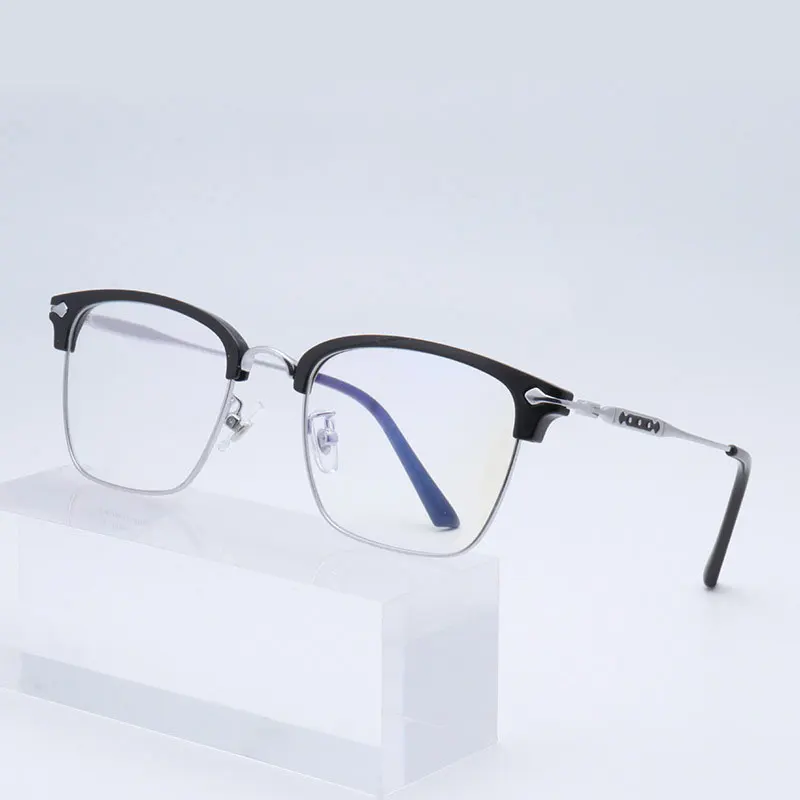 Очки из чистого титана оправа полная очки для глаз мужские стильные весенние