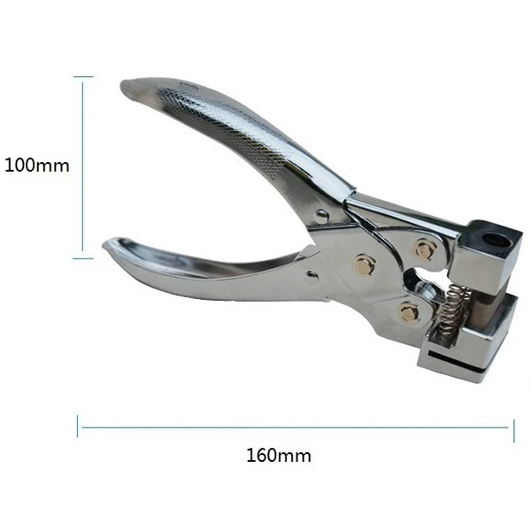T Slot Shape Cutter Puncher Punch Plier Hole Paper Id Identity Cut Card Paperboard Stationery Office Badge Tag Tool | Канцтовары для