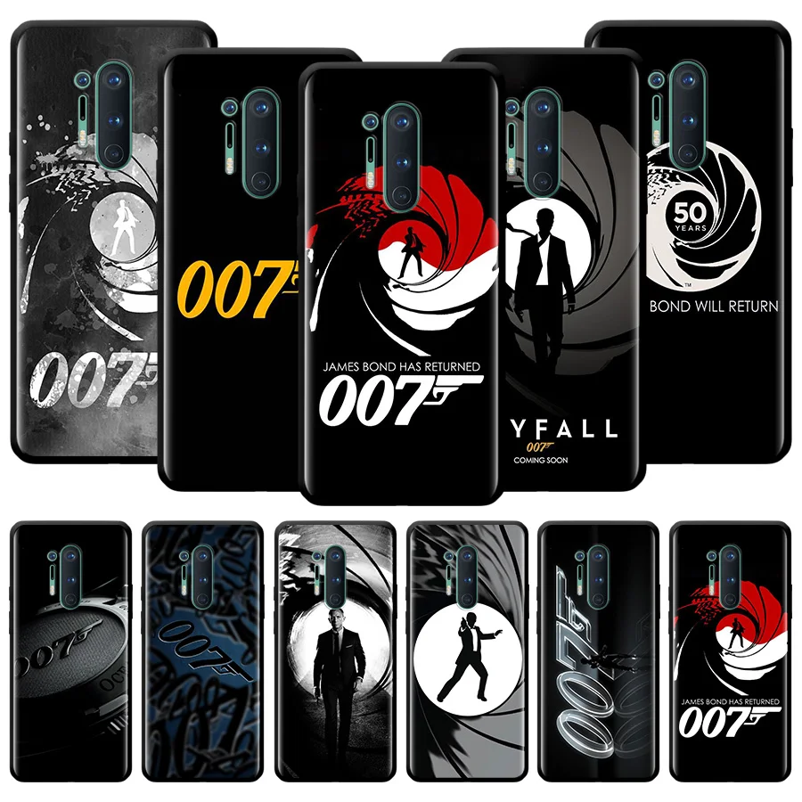 

Free Shipping James Bond 007 Silicone Case For Oneplus Nord N100 N200 N10 2 CE Z 7 8 9 9RT 9R 7T 8T Pro 5G Luxury Shockproof TPU