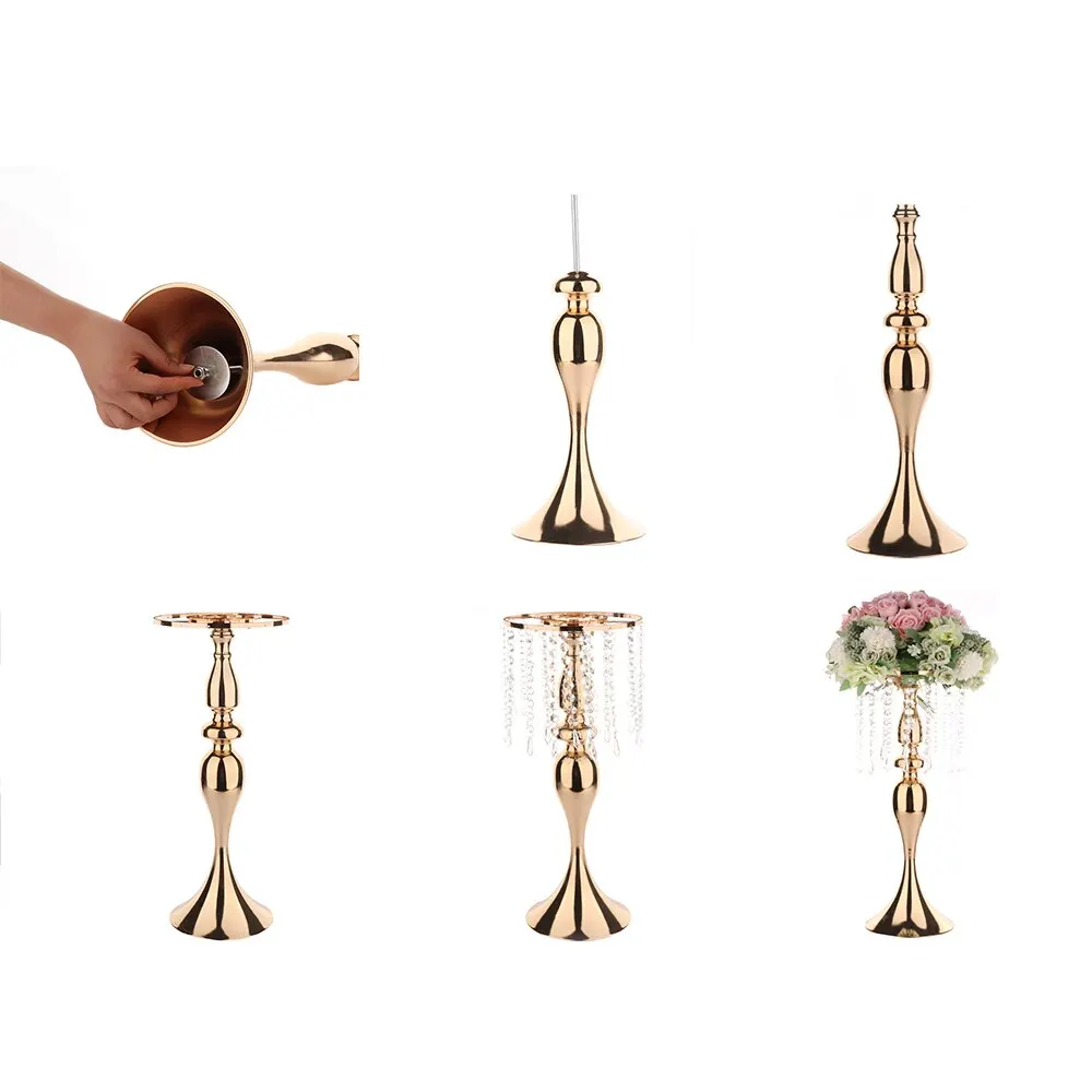 Подсвечник S-образная искусственная занавеска вращающаяся дорога свинцовый