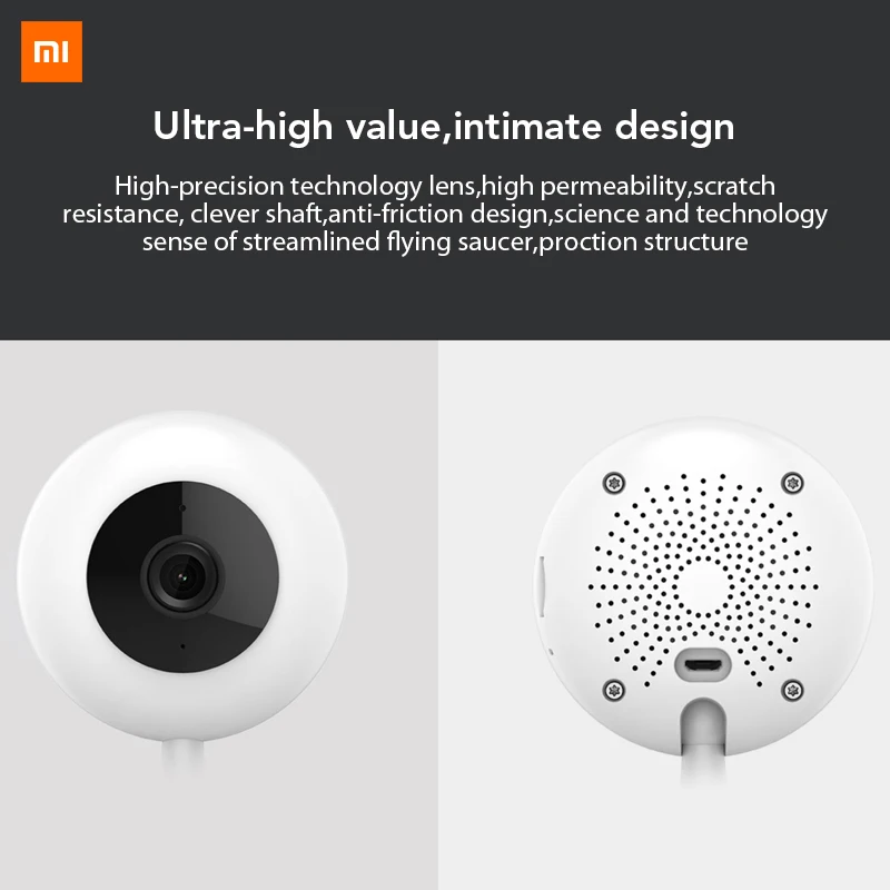 Xiaomi Mijia xiaobay умная камера 720P WIFI инфракрасная смарт-камера ночного видения HD Беспроводная ip-камера 100,4 градусов домашняя камера видеонаблюдения
