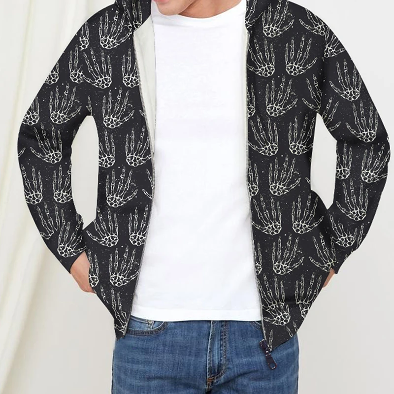 Осенне зимняя мужская куртка для бега джоггеры длинные рукава с капюшоном