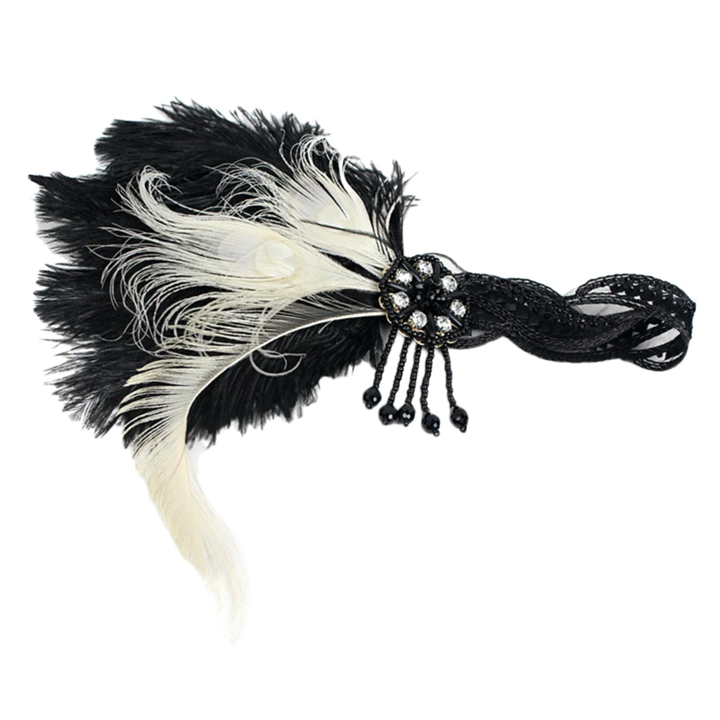 Colorful Headband Peacock Feather Girl Makeup Party Hair Decor |