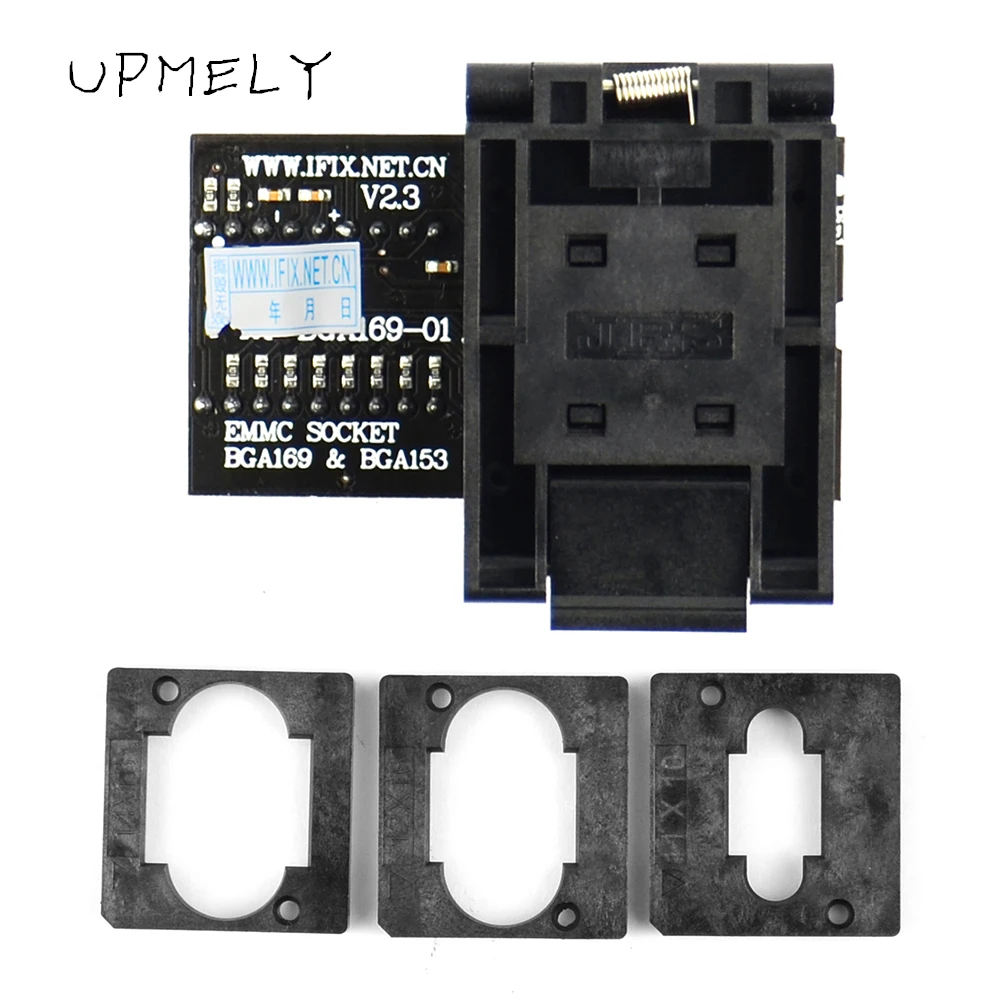 Оригинальный BGA169 / BGA153 EMMC адаптер V2.3 с 3 ограничивающими коробками BGA для