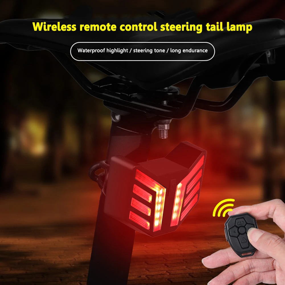 

Bicycle Taillight USB Mountain Road Bike MTB Rear Tail Light Rechargeable Bicycle Night Riding Safety Warning Lamp