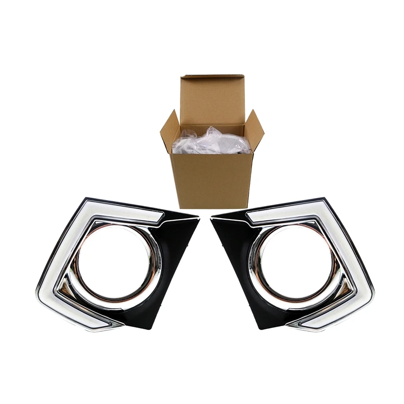 

2Pcs for Mitsubishi Triton Daytime Running Light for Mitsubishi L200 Daytime Running Light Fog Lamp
