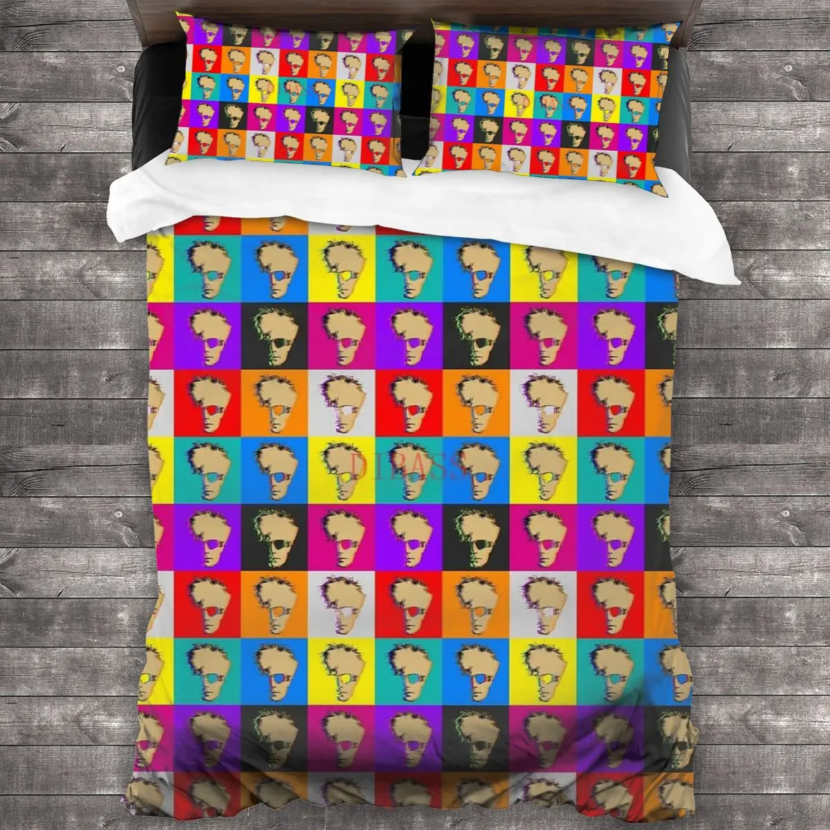 

A.Warhol Soft Комплект одеял из микроволокна с 2 наволочками, пододеяльник с застежкой-молнией, одеяло большого размера