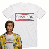 once upon a time brads champion auto logo t shirt men casual tee usa size