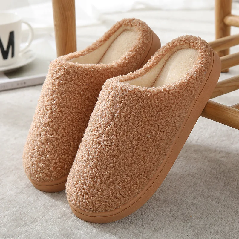 

2020 Slippers Women Indoor House Plush Soft Cute Cotton Slippers Shoes Non-slip Floor Home Slippers Women Slides for Bedroom