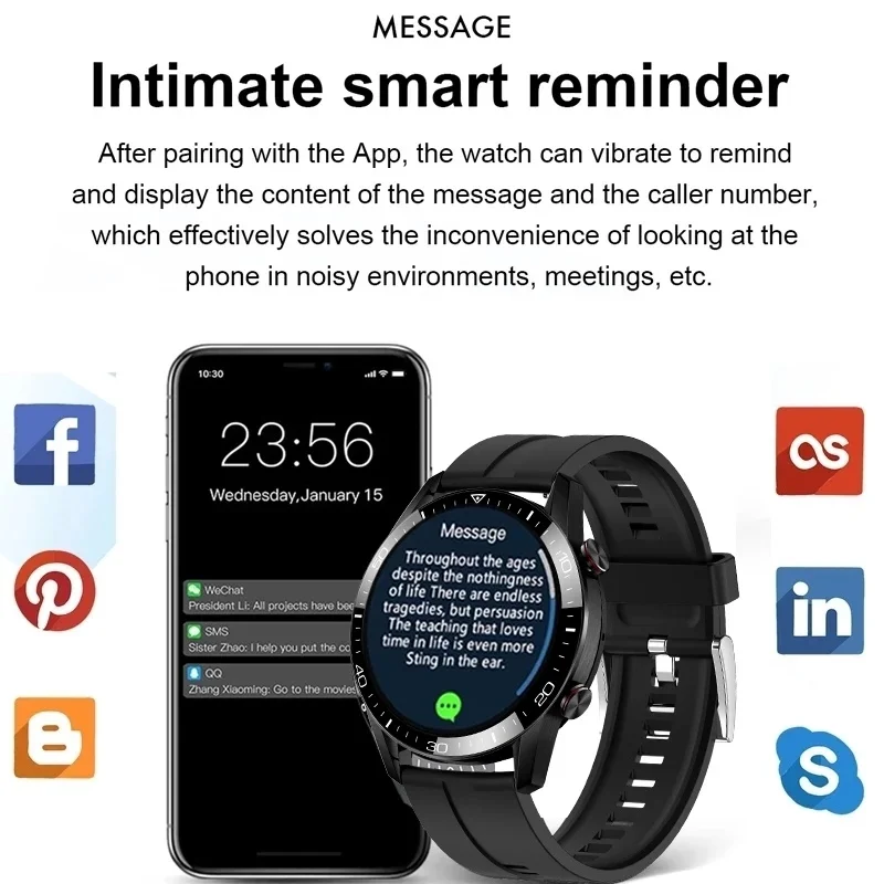 

2021 New Smart Watch Men Full Touch Screen Sports Fitness Watch IP67 Waterproof Bluetooth For Android ios Luxury Smartwatch Mens