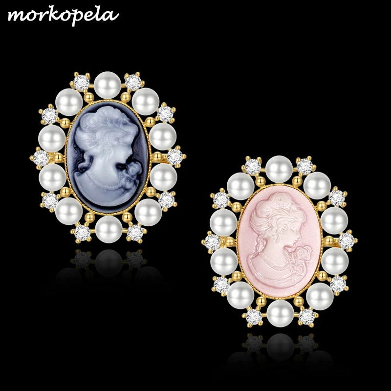 Женская Винтажная брошь с искусственным жемчугом|Броши| |