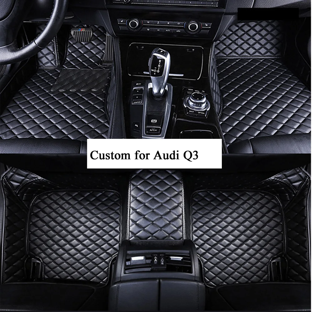 

Car Floor Mats for Women and Men Artificial Leather Mat for Audi Q3 F4