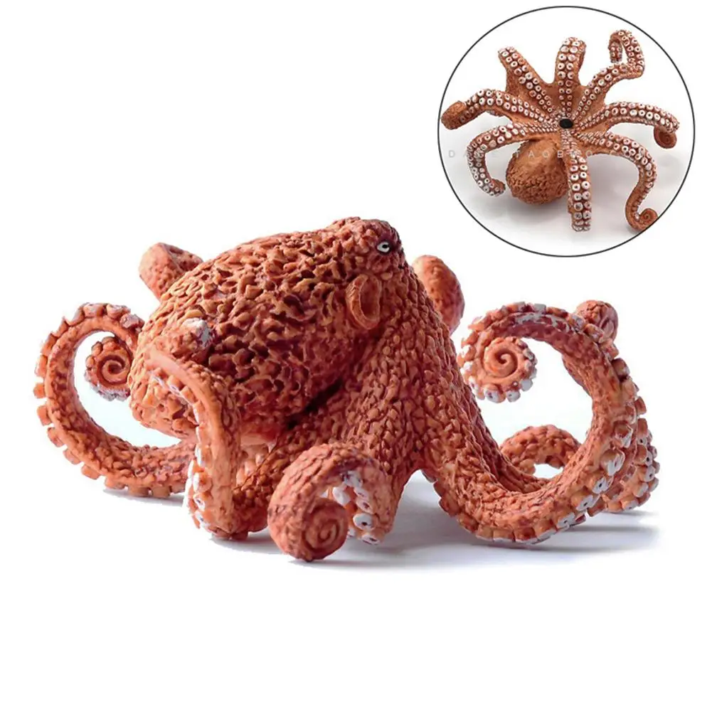 3 7 дюймов Северная Америка Осьминог Океаническая и морская жизнь фигурка игрушки