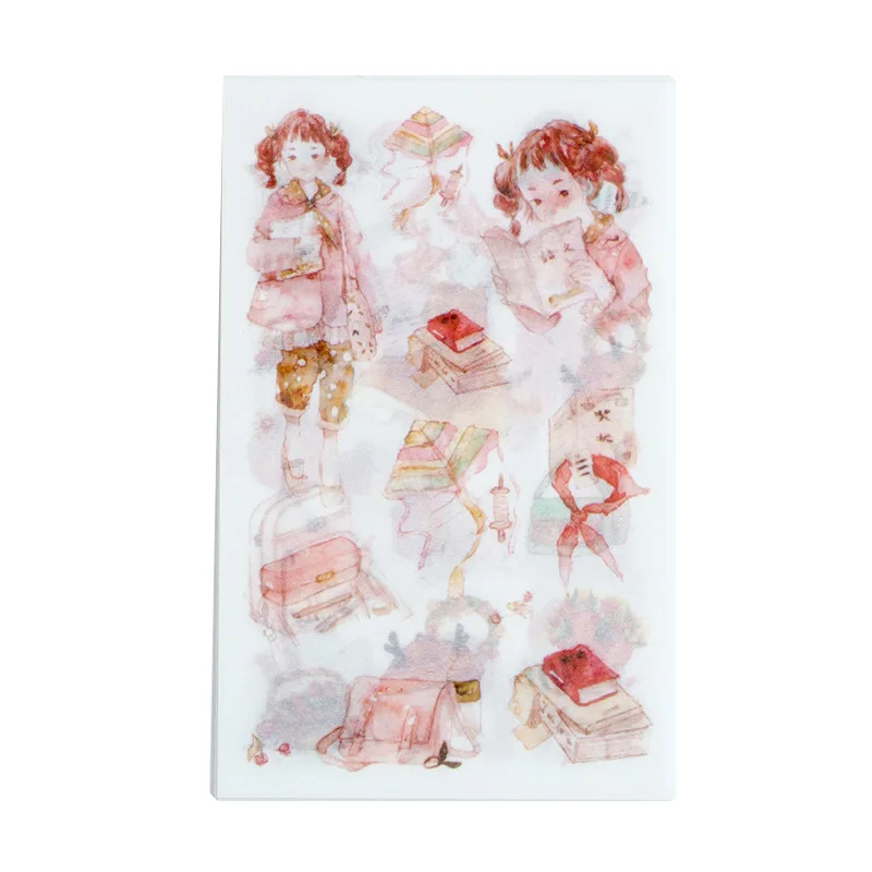 

20 pcs/1pack Kawaii Golden years Cute type Diary Planner Decorative Mobile Stickers Scrapbooking Craft Stationery Stickers