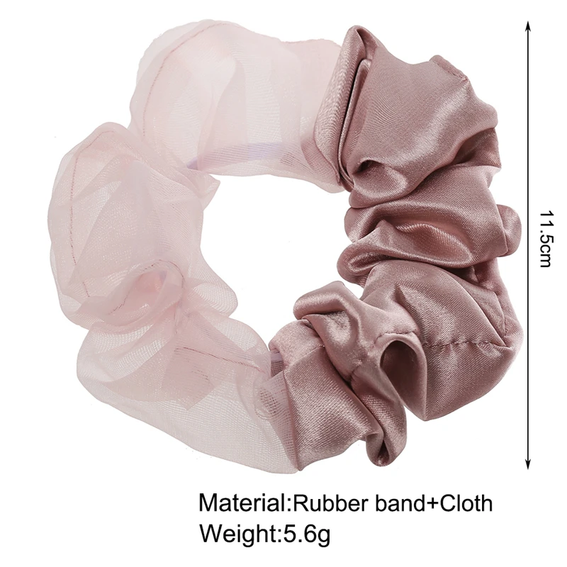 

Fashion Scrunchies Hair Rope Women Girls Elastic Hair bands Trendy Rubber Band Bracelet Accessories Tie Hair Headdress