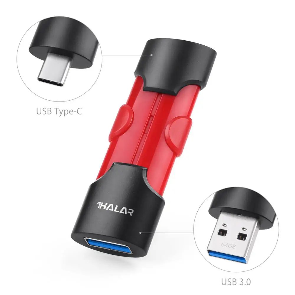 THKAILAR USB 3 0 флеш накопитель type C OTG 256 ГБ 128 Гб 64 32 высокоскоростной Флэш Диск 16