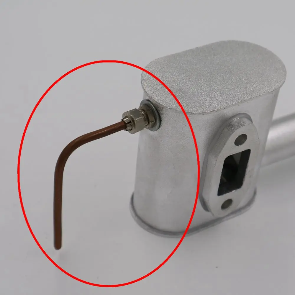 Медная труба с коническим концевым комплектом для модификации курительной