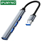 Тип C USB C концентратор 3,0 3,1 4 порта мульти разветвитель адаптер Otg для Lenovo Huawei Xiaomi Macbook Pro Air Аксессуары для ноутбуков Usb концентратор