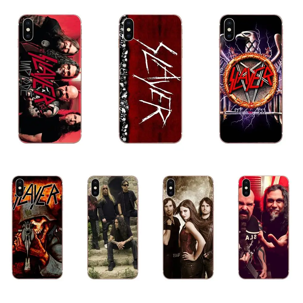 Модный чехол из ТПУ для сотового телефона рок группы Slayer Sony Xperia Z Z1 Z2 Z3 + Z4 Compact Z5 Plus