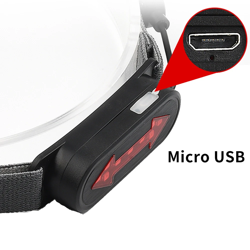 Налобный фонарь светодиодный 10 Вт 1500 мА · ч с зарядкой от USB | Освещение