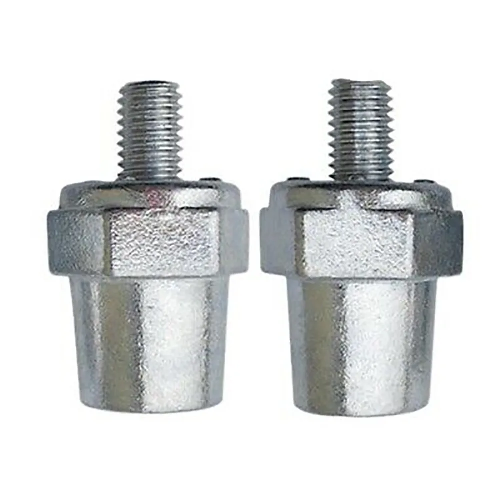 

One Pair Zinc Alloy Battery Side Terminal Charging Posts Positive Negative Car Battery Terminal Clamp Fit 8mm Positive
