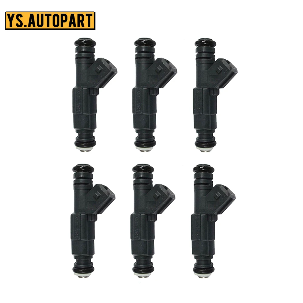 

6pcs 0280156211 Fuel Injector For Chevrolet Corvette Camaro Cadillac CTS Pontiac GTO Firebird Dodge Dakota Ram 1500 2500 3500