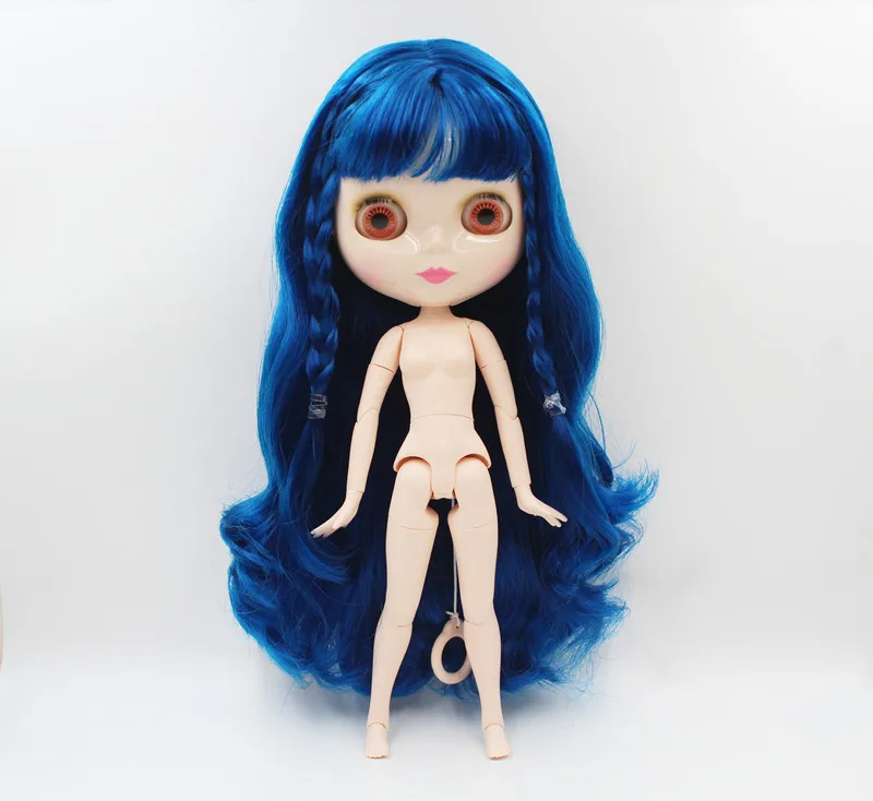 Бесплатная доставка красочная детская кукла сделай сам Blyth модные волосы с 4