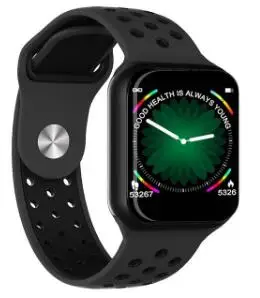 F8, умные часы для мужчин, для Apple, часы для женщин, пульсометр, кровяное давление, спортивные часы, фитнес-браслет, Bluetooth, смарт-браслет - Цвет: black
