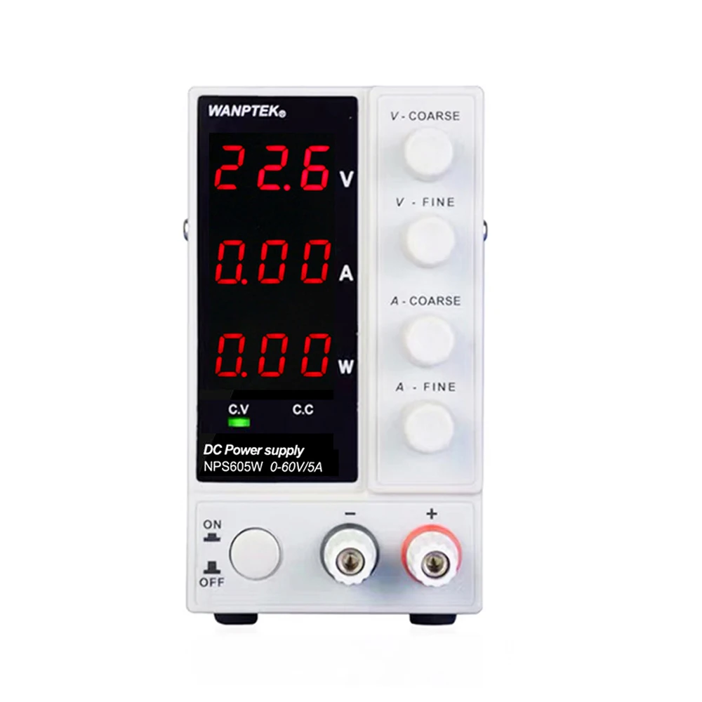NPS605W Регулируемый DC Питание 60 V/5A Высокоточный цифровой Дисплей лаборатории коммутации Питание