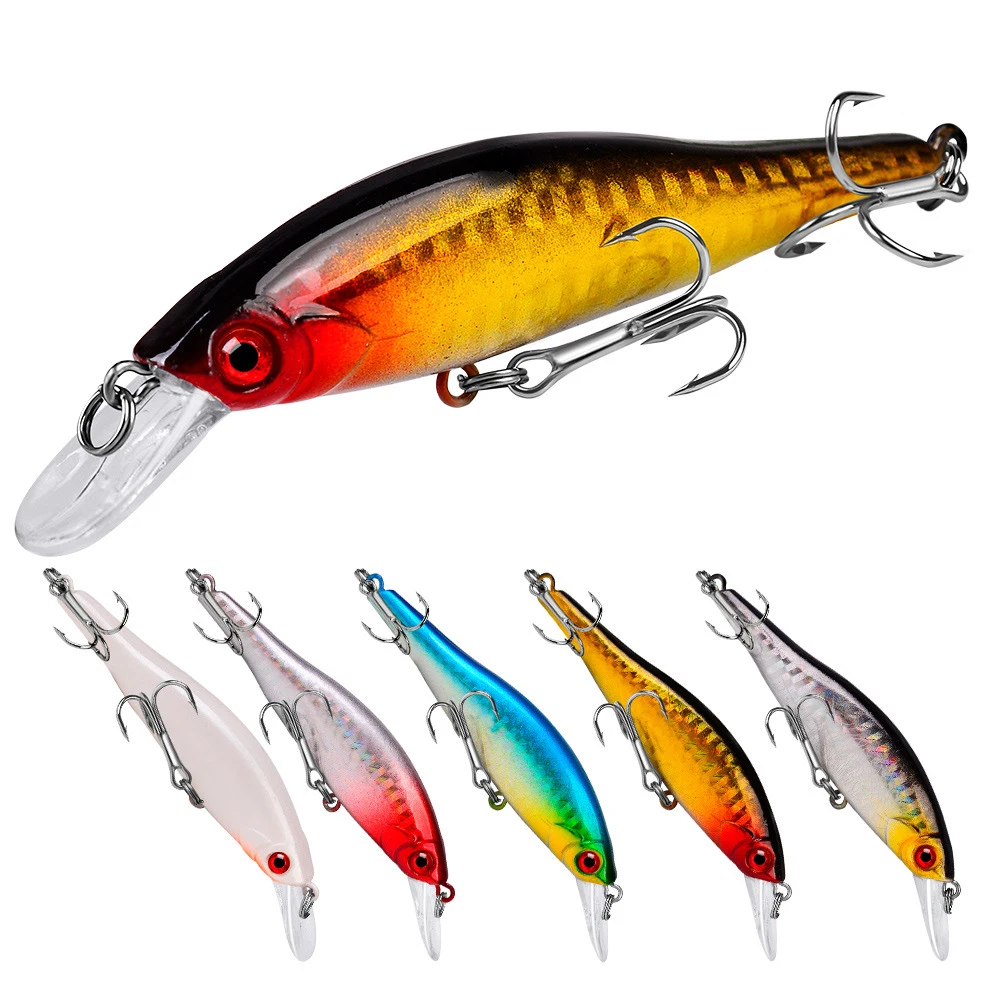 

Bionic Fishing Lure Minnow 11.5g/9.8cm Sinking Artificial Plastic Wobbler Hard Baits 3D Eyes For Sea Freshwater Fishing Tackle