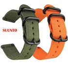 Ремешок нейлоновый для Suunto9 Spartan Sport HR, быстросъемный браслет для мужских наручных часов Suunto7, 24 мм
