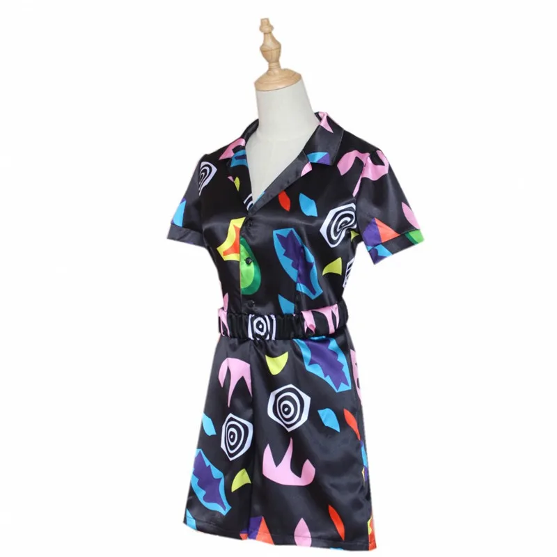 Movie Stranger Things Cosplay Costume Eleven Stranger Things Dress Cosplay Costume Halloween Party Onesies Outfit Girl Woman