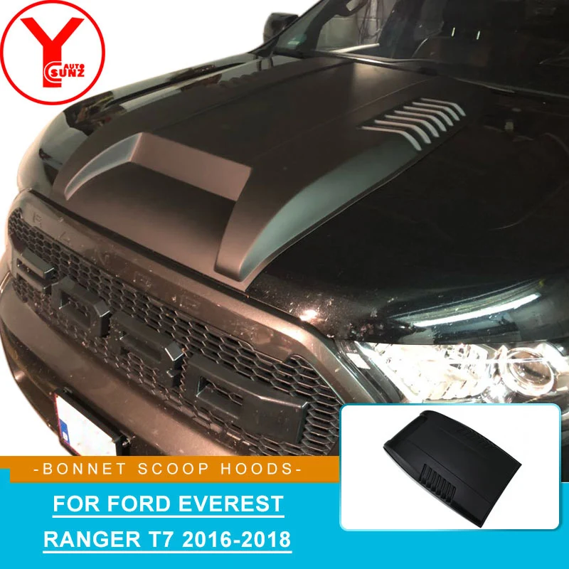 Чехлы капота YCSUNZ для автомобилей аксессуары Ford Everest endeavor Ranger T7 wildtrak 2016 2017 2018|hood