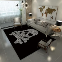 eovna 3d printed pirate skull rug anti slip carpet for living room home indoor printed decoration area rugs bedroom sofa