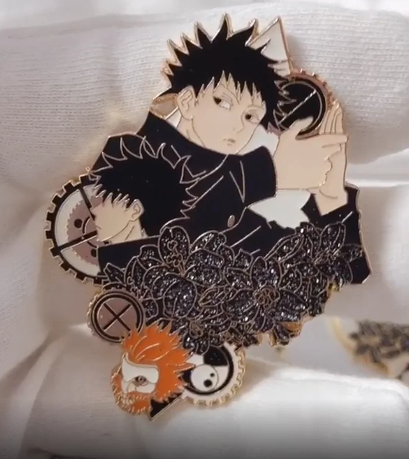 

Hot Japan Anime Jujutsu Kaisen Badge Gojo Satoru Yuji Itadori Metal Button Brooch Pins Collection Medal Souvenir Cosplay Gifts