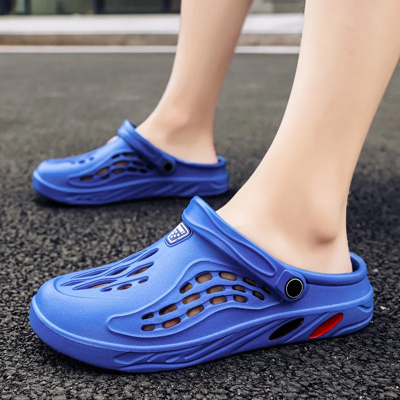 

Breathable Beach Sandals Man Thick Sole Slipper Waterproof Anti-Slip Sandals Garden Clog Aqua Shoes Women Trekking Unisex