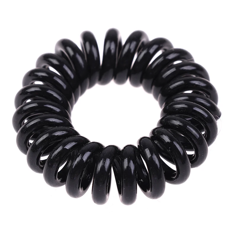 

9pcs Elastic Telephone Wire Cord Head Ties Hair Band Rope Ponytail Fashion