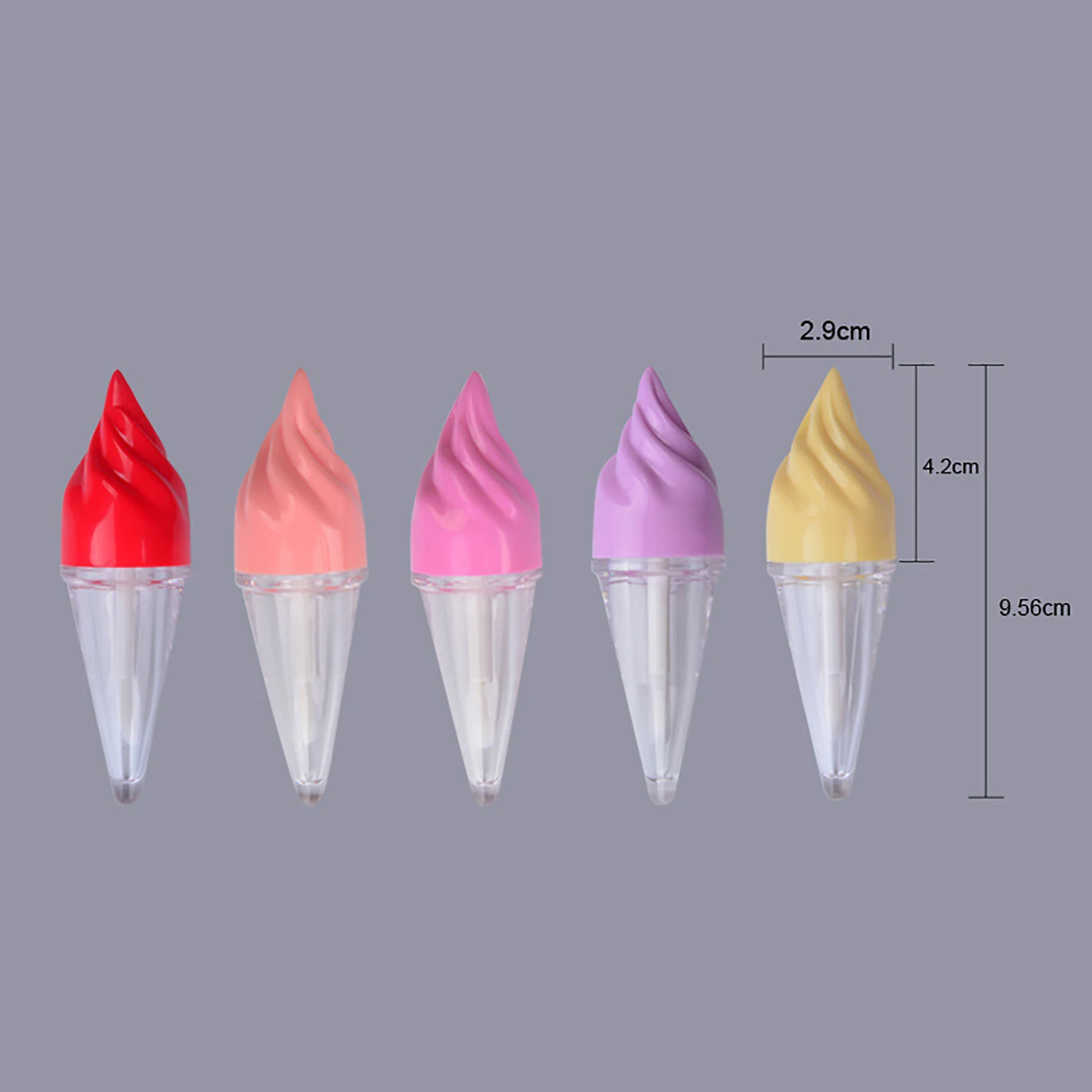 5 шт косметика парфюмерия диспенсер мл мороженое в форме конуса пустой Пластик
