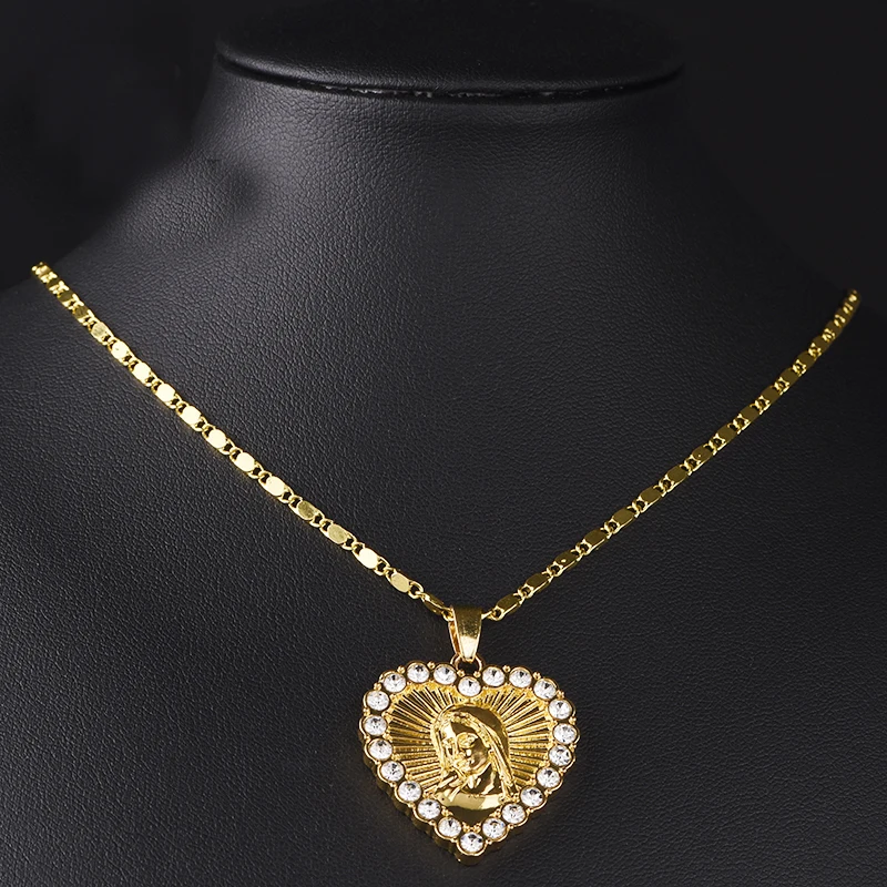 Новинка микро кристалл проложенное сердце подвеска ожерелья для женщин и мужчин