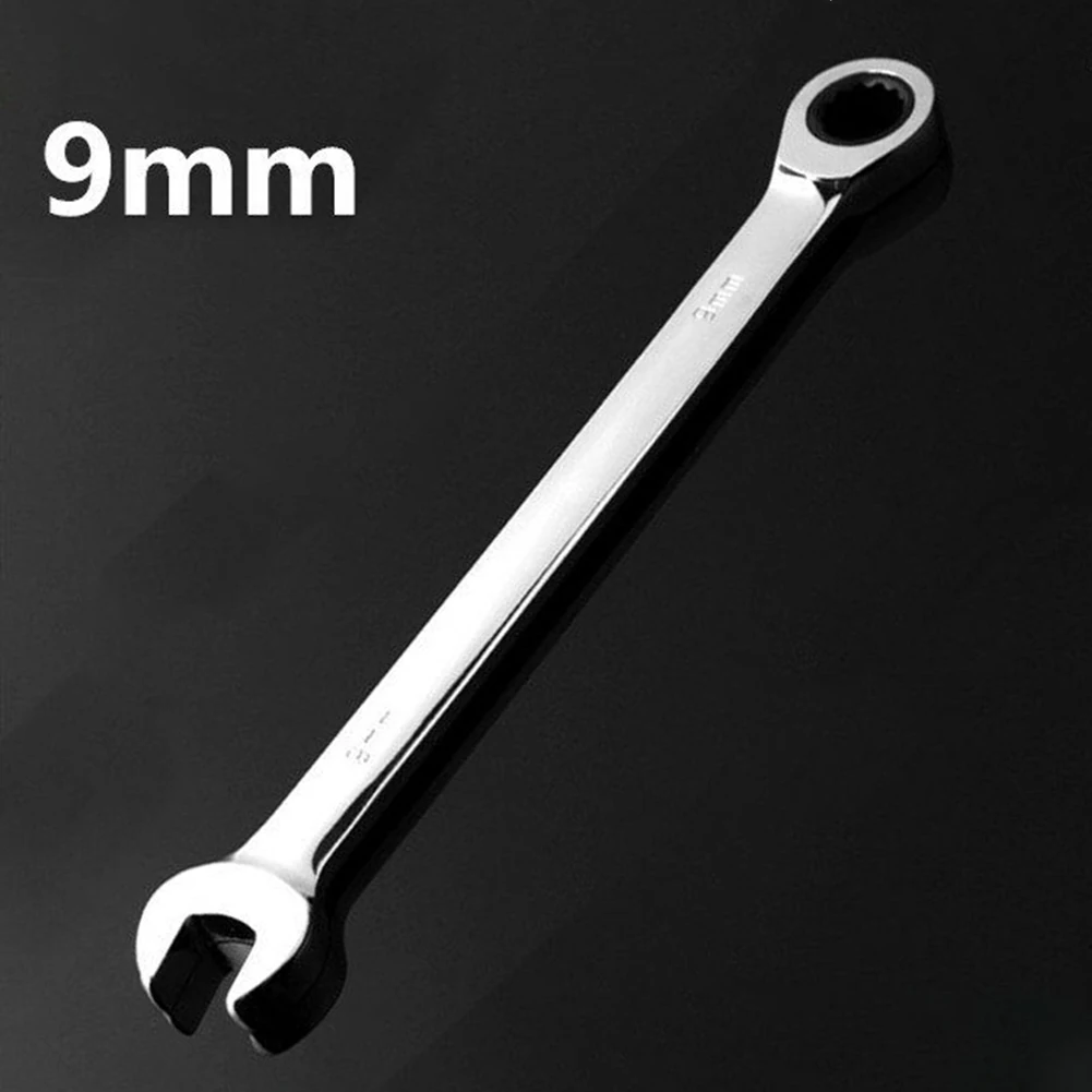 

Fixed Head Ratchet Wrench 6-24mm 72 Teeth Dual-use Metric Fixed Ratchet Wrench Repair Hardware Tools