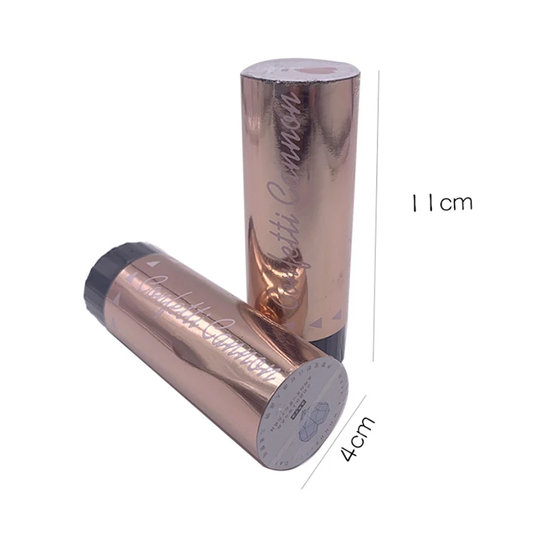 1 предмет Новинка Цветные металлическое конфетти розовое золото вечерние