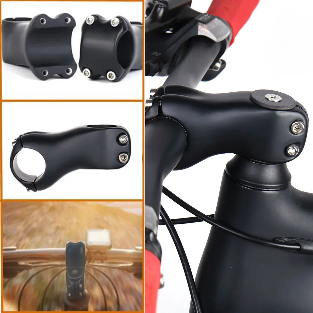 

ELITA ONE MTB Carbon Stem 70/80/90mm Road Bike Carbon Fiber Stem 1 1/4 Light