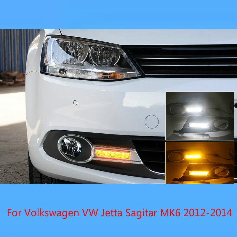 2 шт. противотуманная фара для Volkswagen VW Jetta Sagitar MK6 2012 2013 2014 Автомобильный Стайлинг