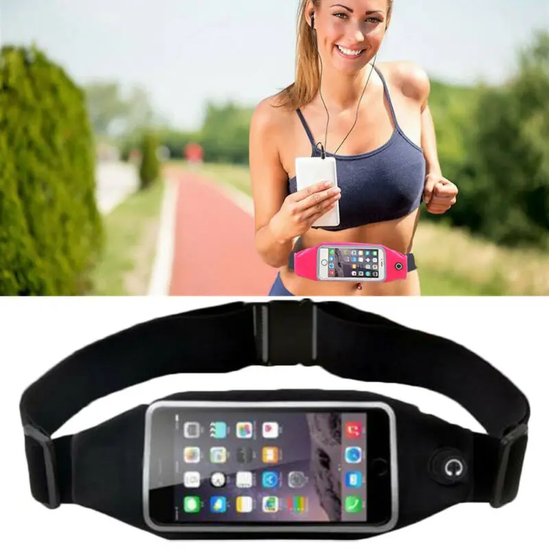 Водонепроницаемая Спортивная поясная сумка для бега на молнии/от | Багаж и сумки