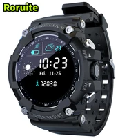 roruite attack 2 sport smart watch ip68 waterproof fitness tracker pedometer calorie smartwatch for men and women