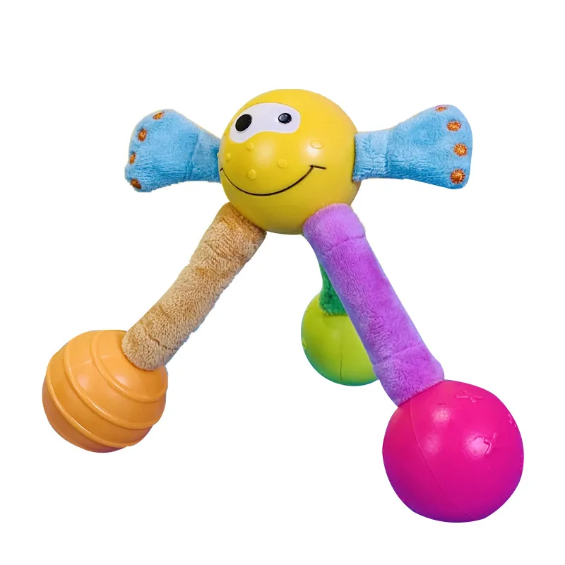 Новинка разноцветные шарики ручные колокольчики развлекательные развивающие