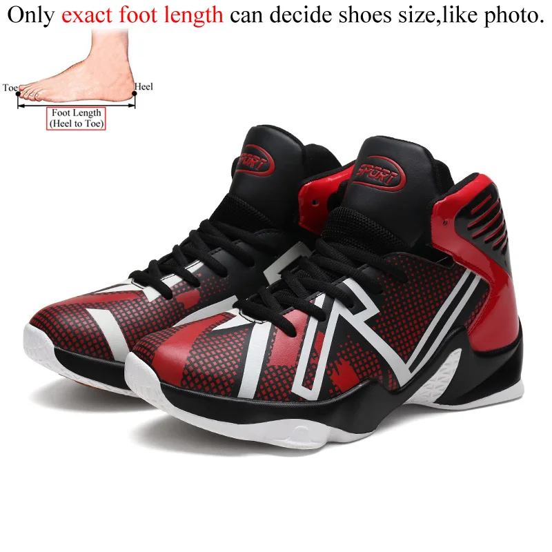 Мужские кроссовки для баскетбола ayakkabi basketbol zapatillas de basquetbol deportivas hombre trampki basket homme chaussure - Цвет: Red 1