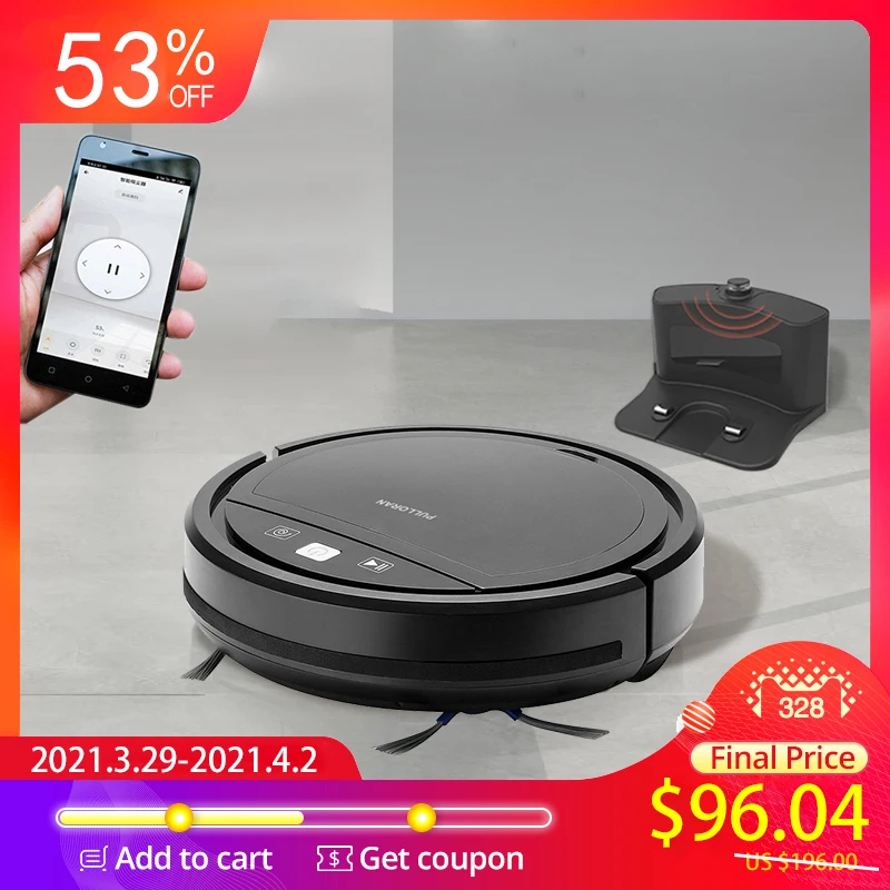 Автоматическая заправка робот пылесос APP и голос Управление умный планирование