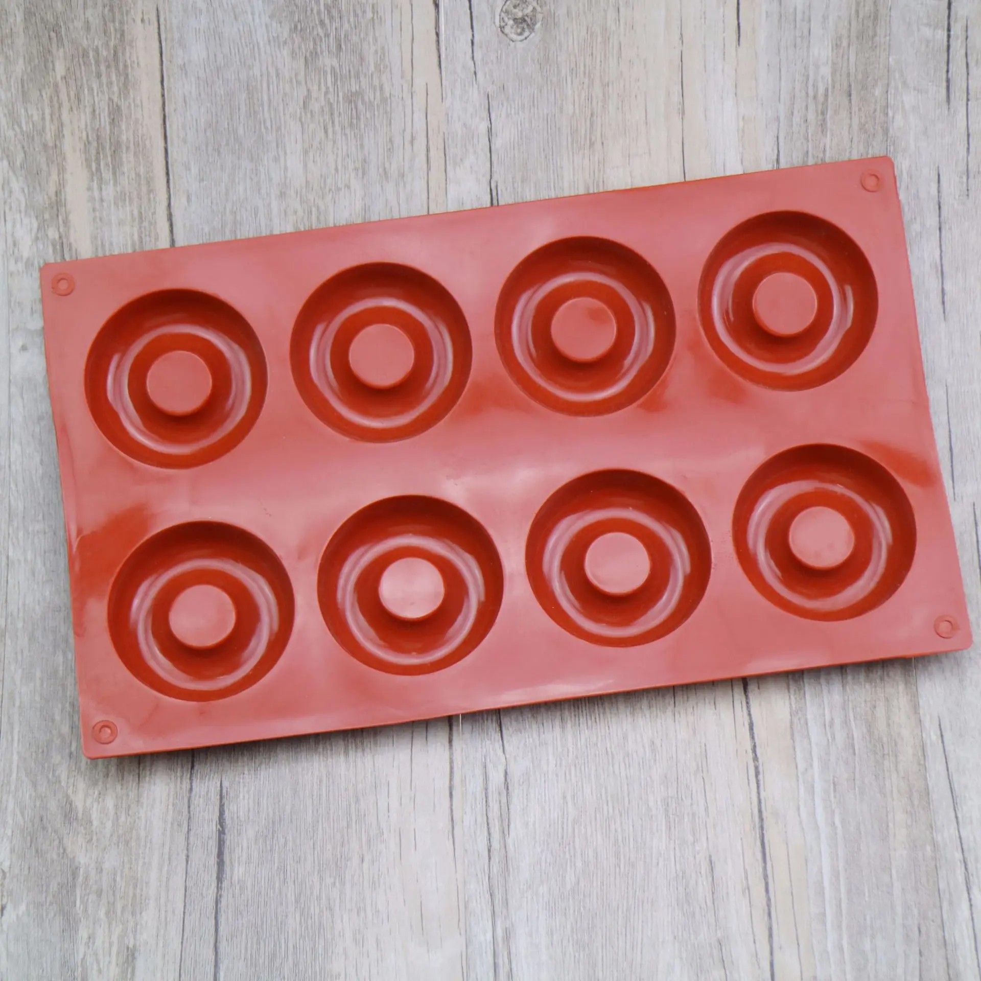 Силиконовая форма сделай сам для выпечки 8 колец|Формы тортов| |